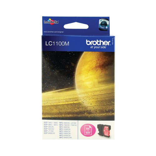 Brother LC1100M Inkjet Cartridge Magenta LC1100M