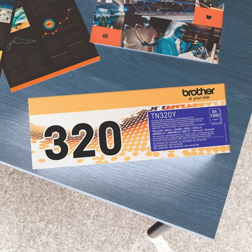 Brother TN-320Y Toner Cartridge Yellow TN320Y