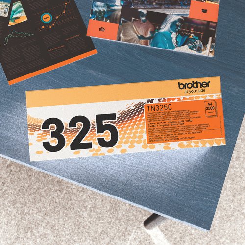 Brother TN-325C Toner Cartridge High Yield Cyan TN325C