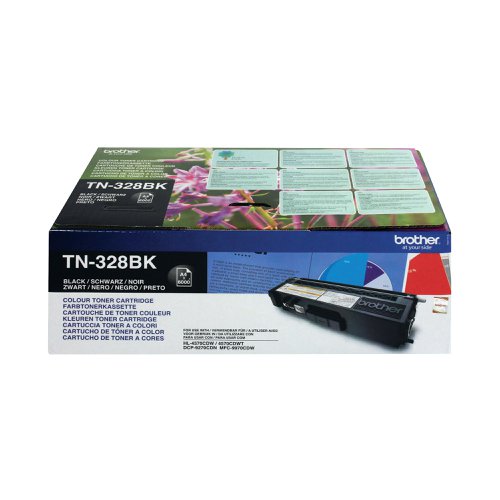 Brother TN-328BK Toner Cartridge Super High Yield Black TN328BK