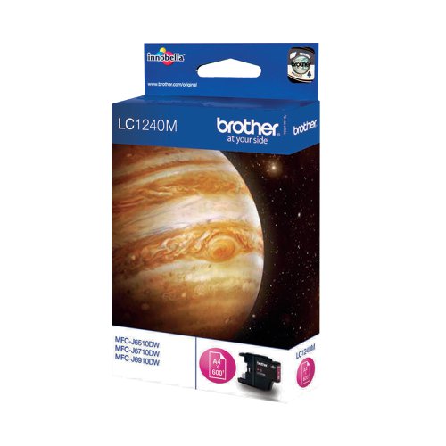 Brother LC1240M Inkjet Cartridge Magenta LC1240M