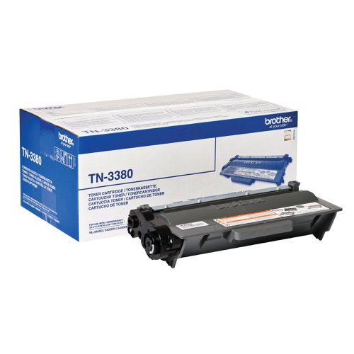 Brother TN-3380 Toner Cartridge High Yield Black TN3380