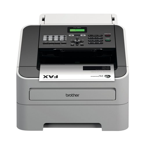 Brother FAX-2840 High-Speed Laser Fax Machine White FAX2840ZU1