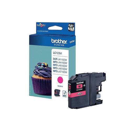 Brother LC123M Inkjet Cartridge Magenta LC123M