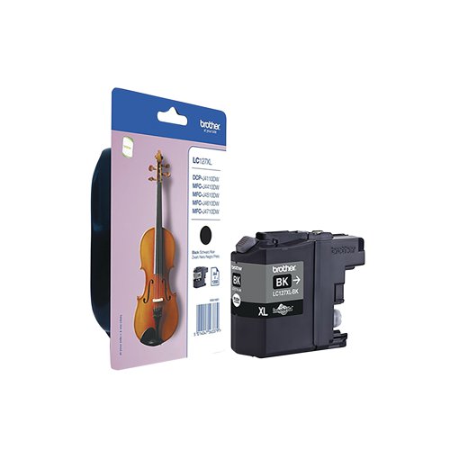 Brother LC127XLBK Inkjet Cartridge High Yield Black LC127XLBK