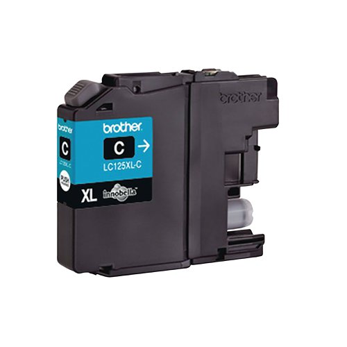 Brother LC125XLC Inkjet Cartridge High Yield Cyan LC125XLC