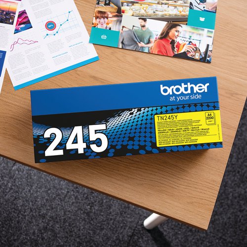 Brother TN-245Y Toner Cartridge High Yield Yellow TN245Y