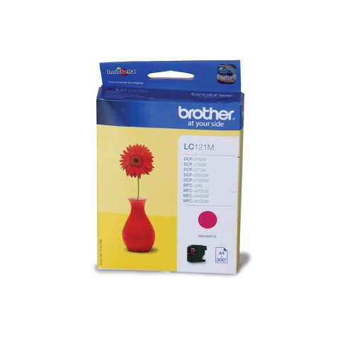 Brother LC121M Inkjet Cartridge Magenta LC121M