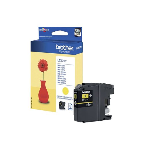 Brother LC121Y Inkjet Cartridge Yellow LC121Y