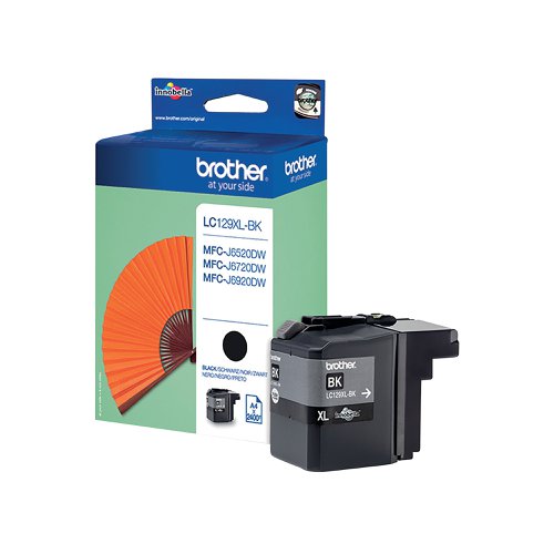 Brother LC129XLBK Inkjet Cartridge High Yield Black LC129XLBK