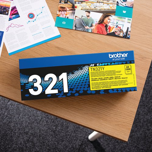 Brother TN-321Y Toner Cartridge Yellow TN321Y