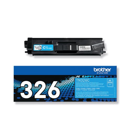 Brother TN-326C Toner Cartridge High Yield Cyan TN326C