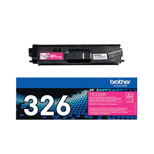 Brother TN-326M Toner Cartridge High Yield Magenta TN326M