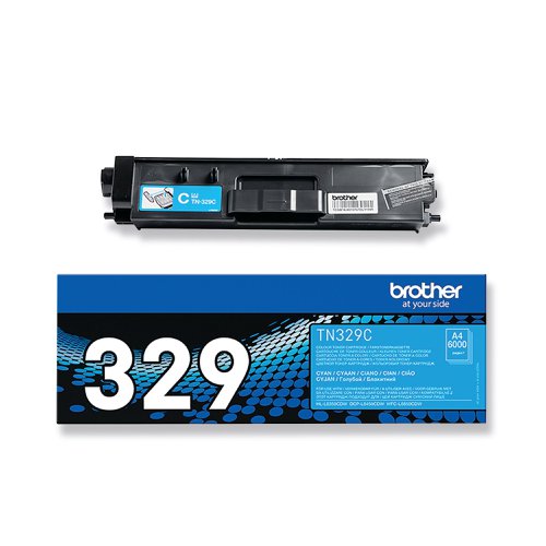 Brother TN-329C Toner Cartridge Super High Yield Cyan TN329C