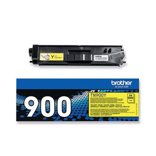 Brother TN-900Y Toner Cartridge Super High Yield Yellow TN900Y