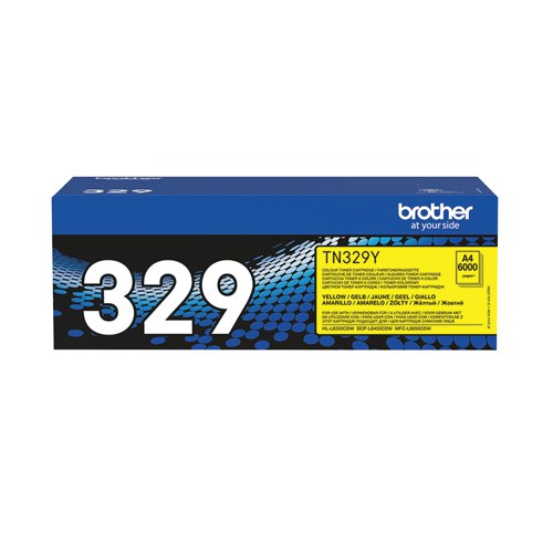 Brother TN-329Y Toner Cartridge Super High Yield Yellow TN329Y