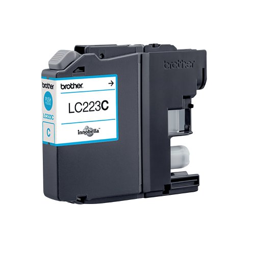 Brother LC223C Cyan Inkjet Cartridge LC-223C 550 Page Yield