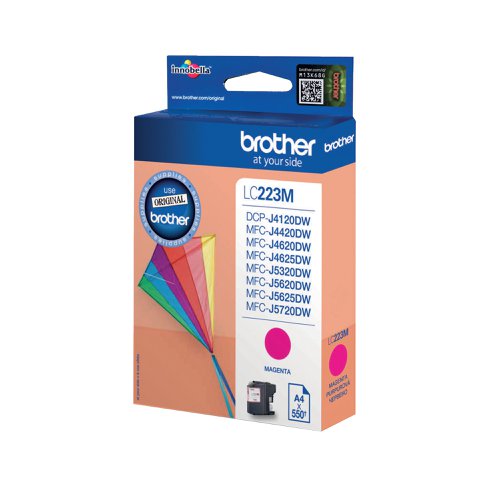 Brother LC223M Magenta Inkjet Cartridge 550 Page Yield