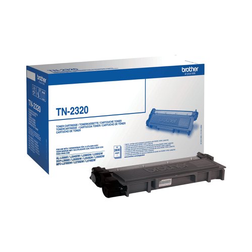 Brother TN-2320 Toner Cartridge High Yield Black TN2320