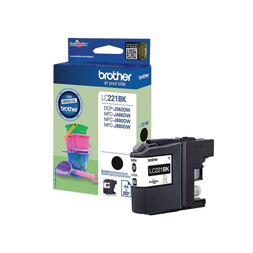 Brother LC221BK Inkjet Cartridge Black LC221BK