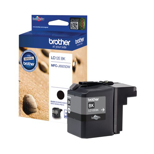 Brother LC12EBK Inkjet Cartridge Black LC12EBK