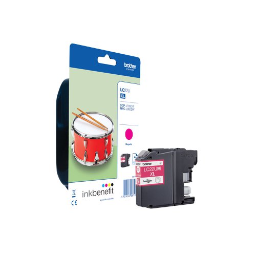 Brother LC22UM Inkjet Cartridge Magenta LC22UM