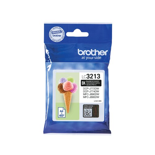 Brother LC3213BK Inkjet Cartridge High Yield Black LC3213BK