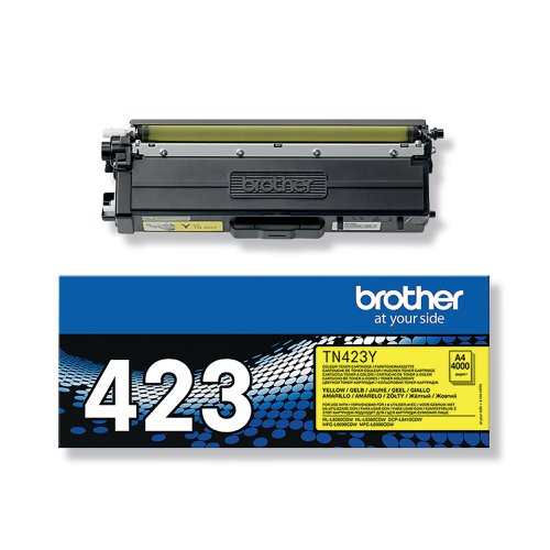 Brother TN-423Y Toner Cartridge High Yield Yellow TN423Y