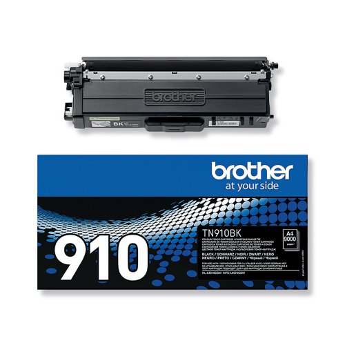 Brother TN-910BK Toner Cartridge Ultra High Yield Black TN910BK