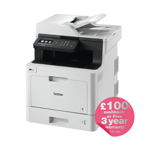 Brother DCPL8410CDW Colour Laser Multifunctional Printer