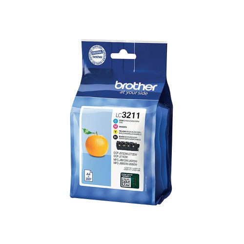 Brother LC3211 Inkjet Cartridge CMYK Multipack LC3211VAL