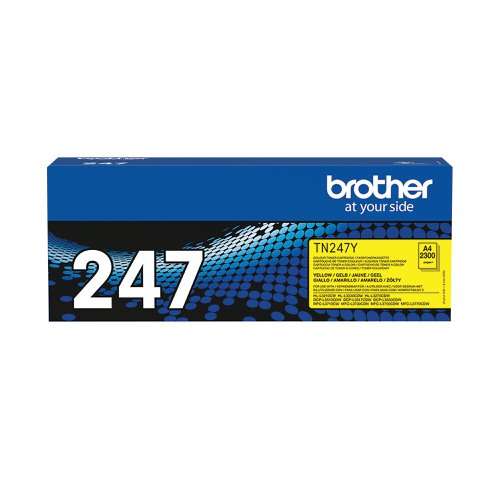 Brother TN-247Y Toner Cartridge High Yield Yellow TN247Y