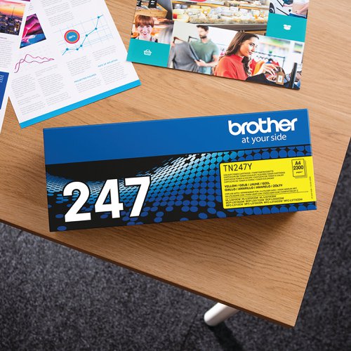 Brother TN-247Y Toner Cartridge High Yield Yellow TN247Y