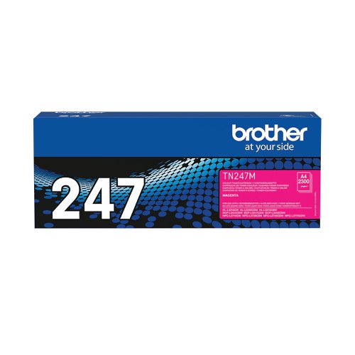 Brother TN-247M Toner Cartridge High Yield Magenta TN247M