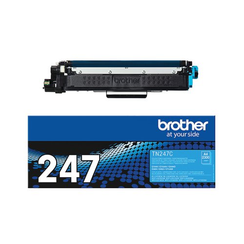 Brother TN-247C Toner Cartridge High Yield Cyan TN247C