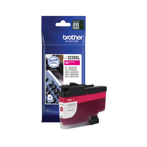 Brother LC3239XLM Inkjet Cartridge High Yield Magenta LC3239XLM