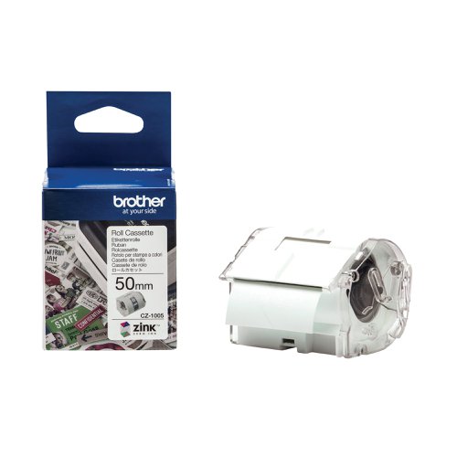 Brother Label Roll 50mm x 5m for Label Printer CZ1005