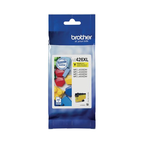 Brother LC426XLY Inkjet Cartridge High Yield Yellow LC426XLY