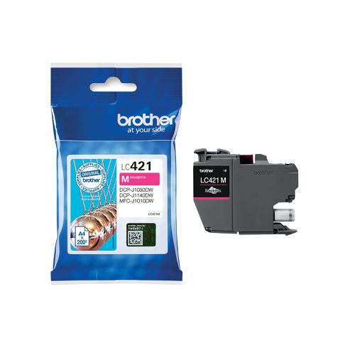 Brother LC421M Inkjet Cartridge Magenta LC421M