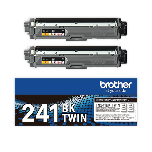 Brother TN-241BKTWIN Toner Cartridge Twin Pack Black TN241BKTWIN