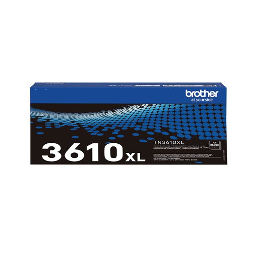 Brother TN-3610XL Toner Cartridge High Yield Black TN3610XL