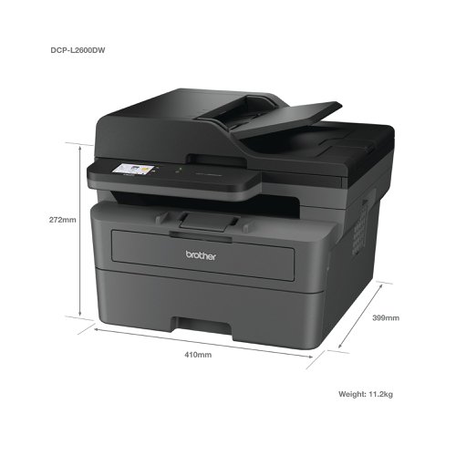 Brother DCP-L2660DW A4 3-in-1 Wireless Mono Laser Printer DCPL2660DWZU1