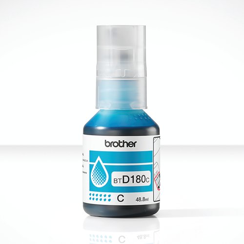 Brother Ink Bottle Super High Yield Cyan BTD180C