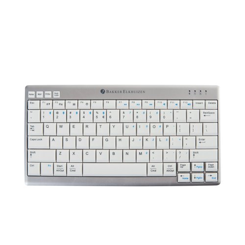 BakkerElkhuizen UltraBoard 950 Wireless Compact Keyboard Bluetooth Grey BNEU950WUK Keyboards BAK67196