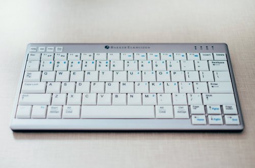 BakkerElkhuizen UltraBoard 950 Wireless Compact Keyboard Bluetooth Grey BNEU950WUK