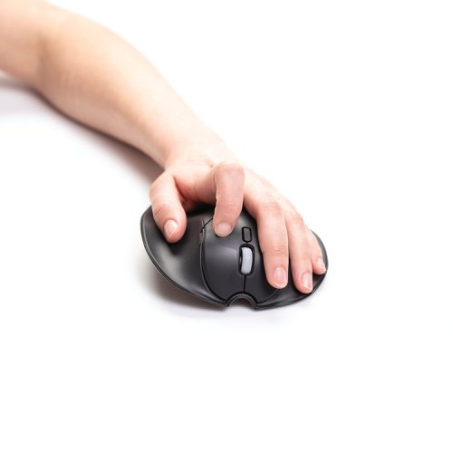 BakkerElkhuizen HandshoeMouse Shift Ambidextrous Mouse Bluetooth Small Black BNEPS170RLW