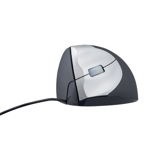 BakkerElkhuizen Handshake Vertical Wired Left Handed Mouse Black BNESRML