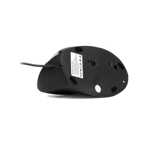 BakkerElkhuizen Handshake Vertical Wired Left Handed Mouse Black BNESRml