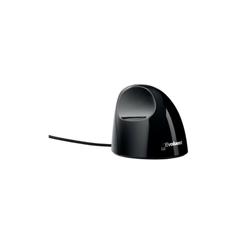 BakkerElkhuizen Evoluent Standard Vertical Wired Right Handed Mouse Black BNEEVSR