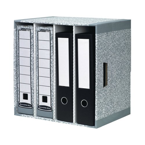 Bankers Box File Store 4 Drawer Grey (Pack of 5) 01840 | Fellowes